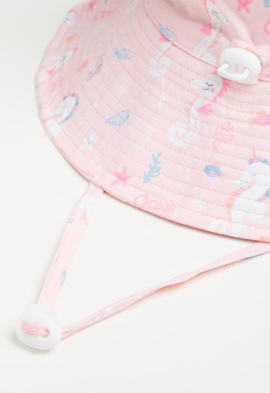 Pop Candy - Girls printed bucket hat - pink