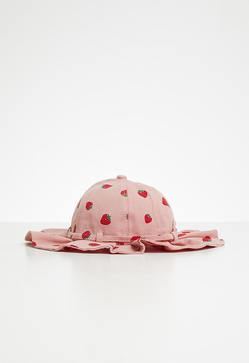 Pop Candy - Girls strawberry hat - pink