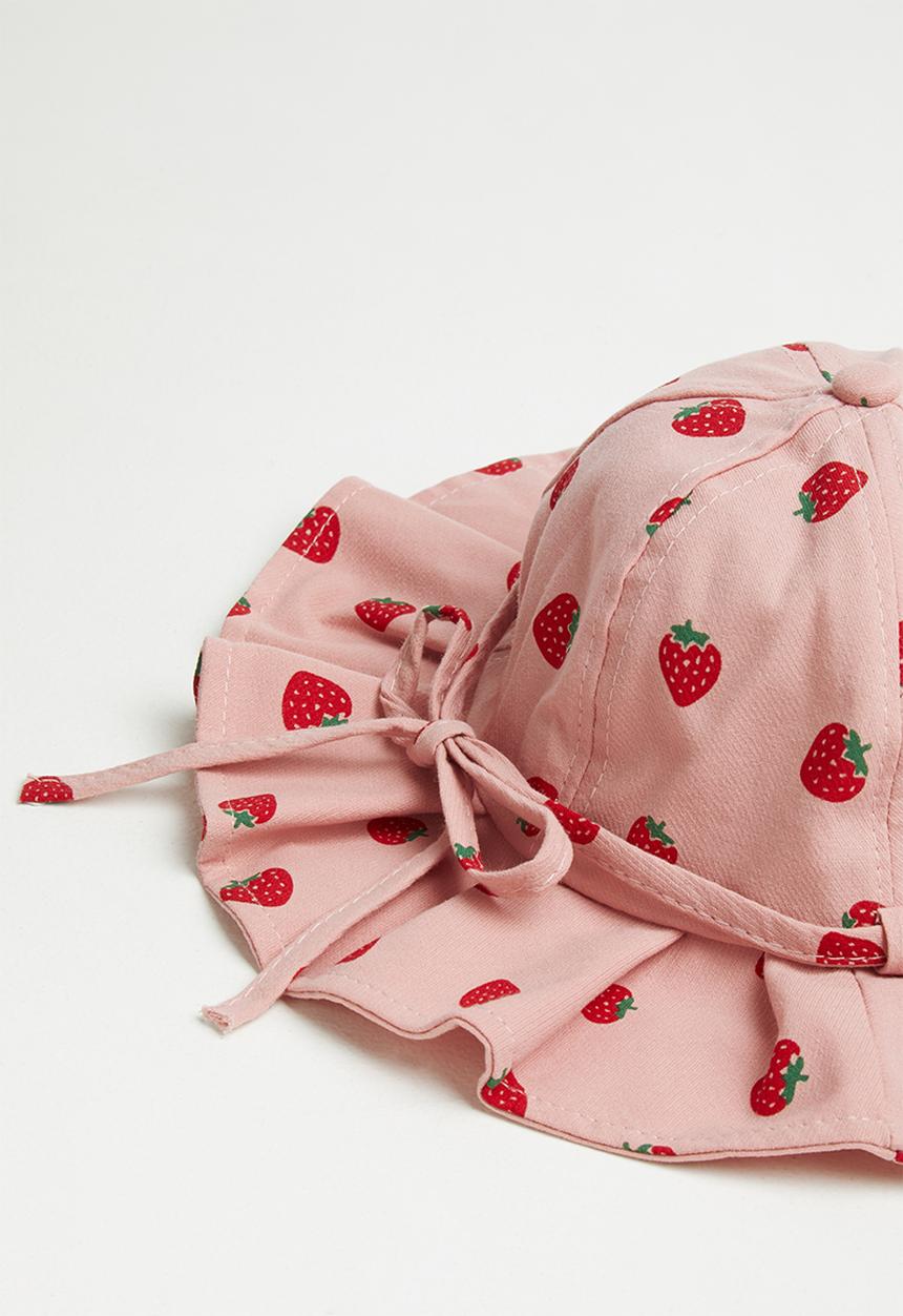 Pop Candy - Girls strawberry hat - pink