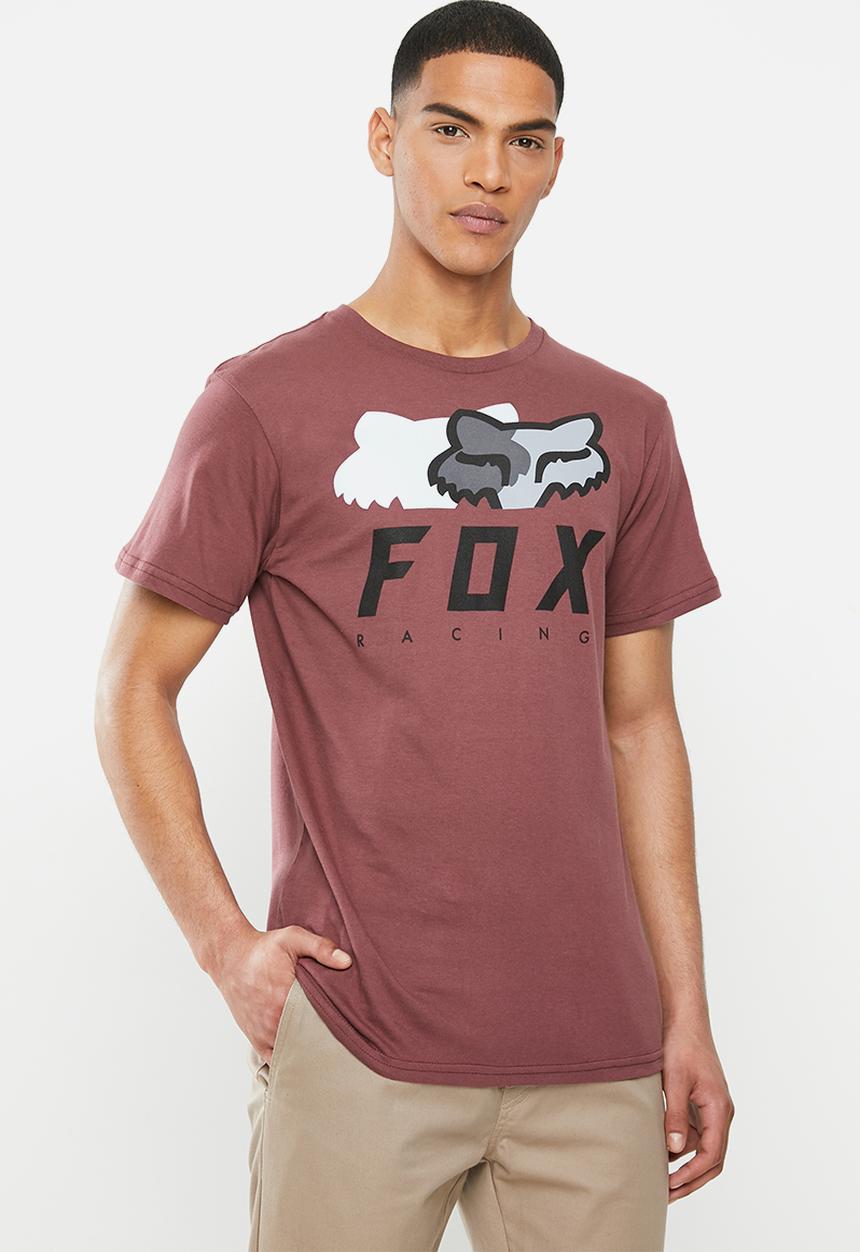 Fox - Chromatic short sleeve tee - burgundy