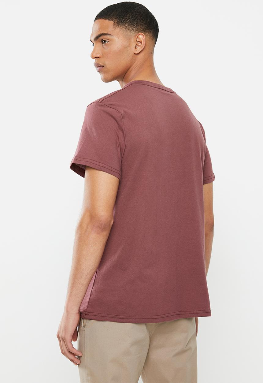 Fox - Chromatic short sleeve tee - burgundy