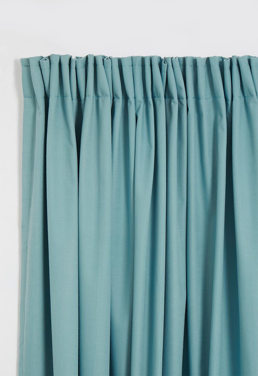 Sixth Floor - Taped cross-linen blockout - blue