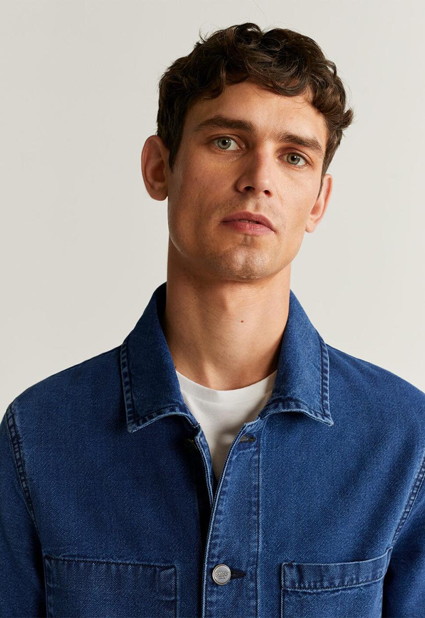MANGO - Paul jacket - blue