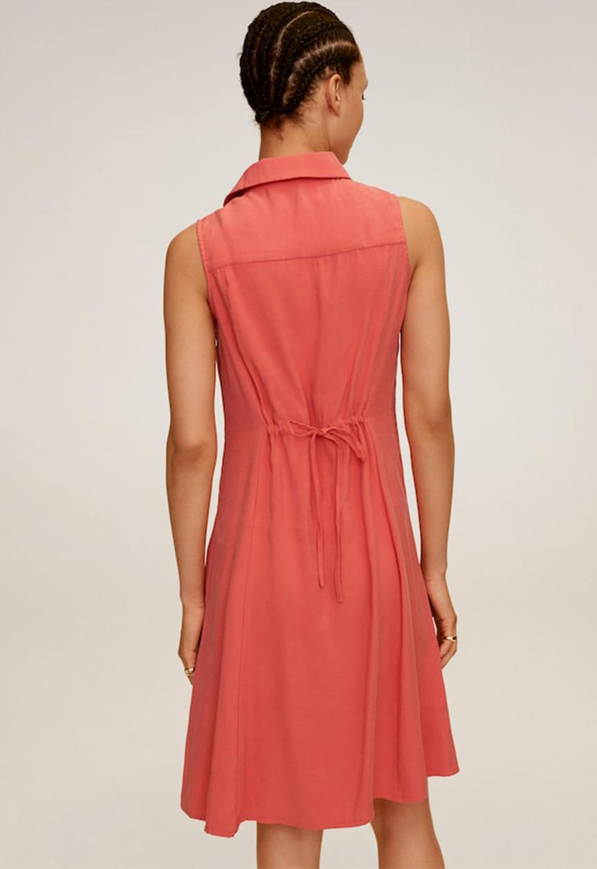MANGO - Dress bowie - coral