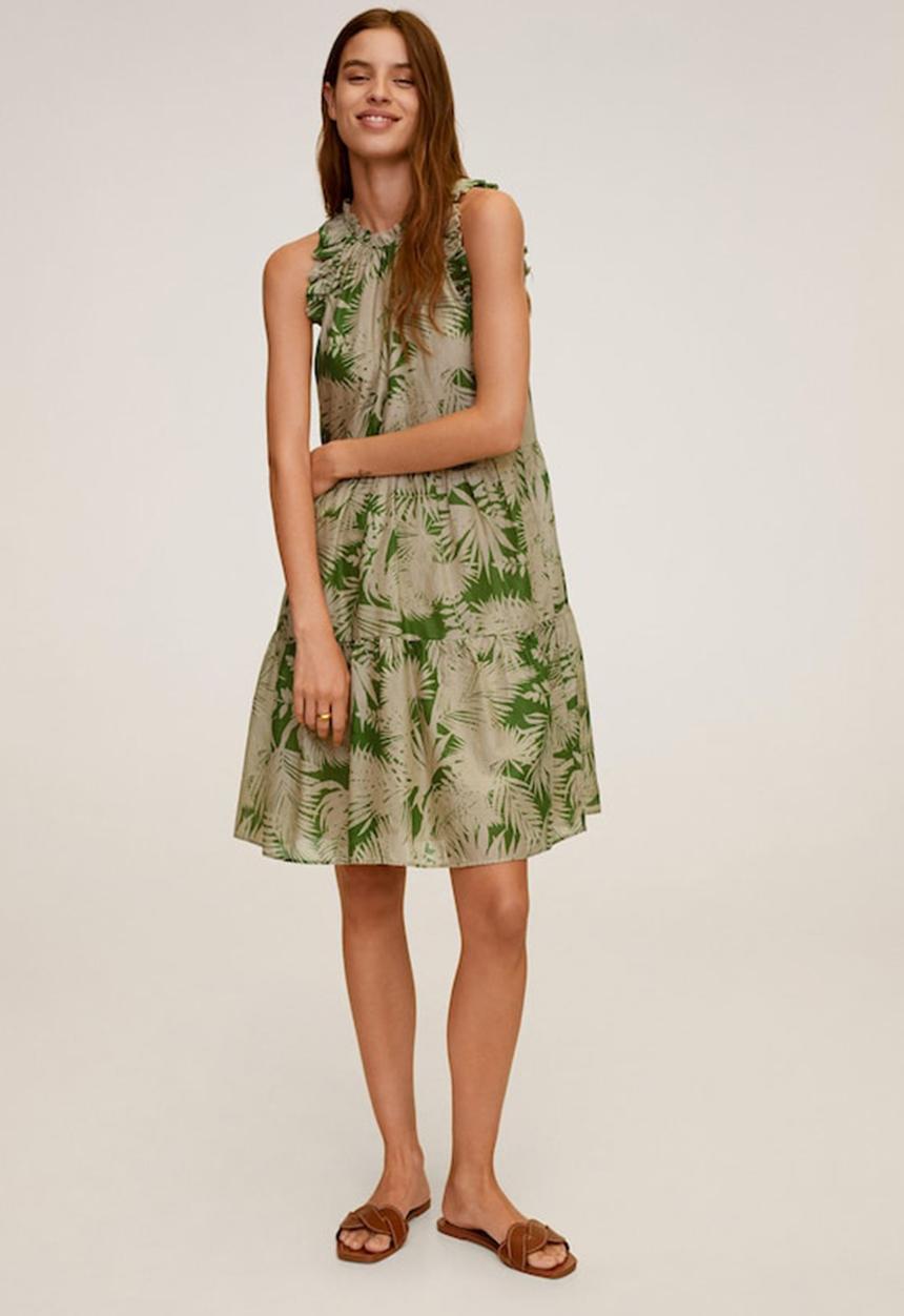 MANGO - Kai dress - green