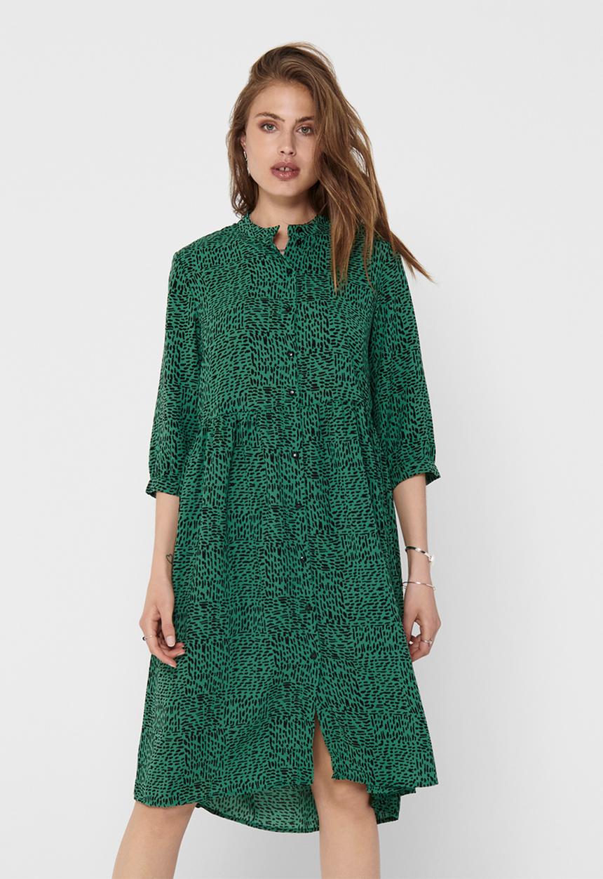 Jacqueline de Yong - Monica 3/4 dress - green 