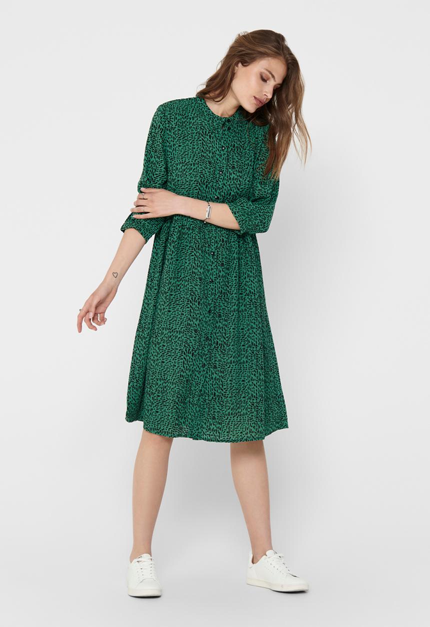 Jacqueline de Yong - Monica 3/4 dress - green 