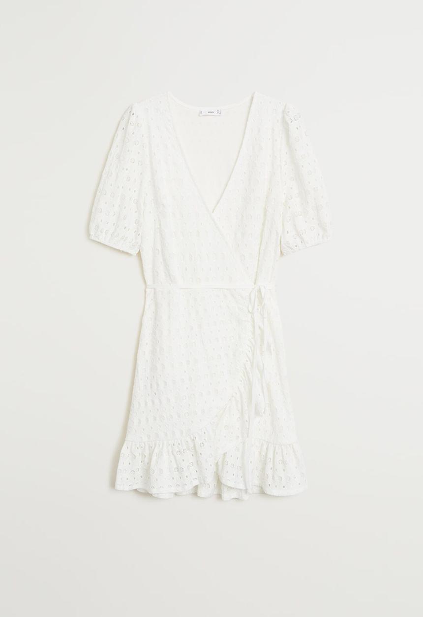 MANGO - Dress pilar - white