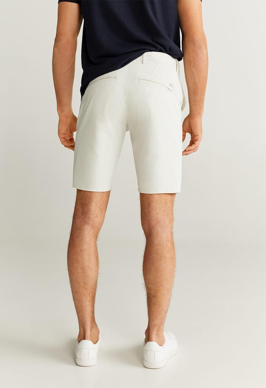 MANGO - Bermuda gracia shorts - grey
