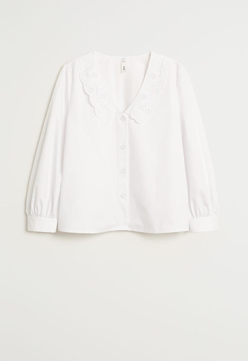 MANGO - Blouse bebe - white
