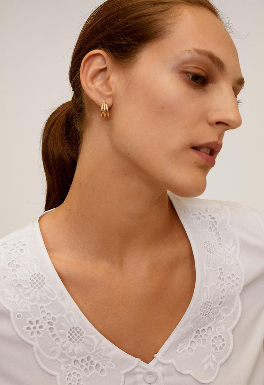 MANGO - Blouse bebe - white