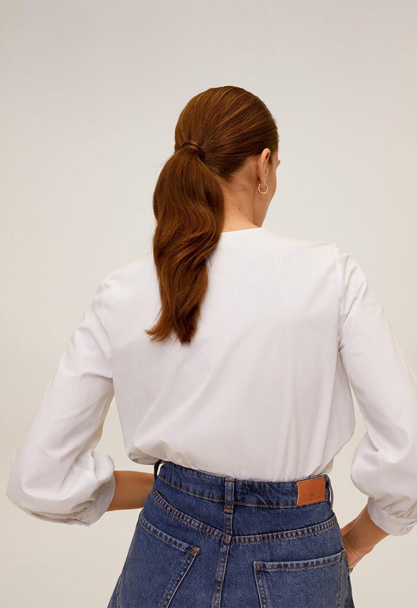 MANGO - Blouse bebe - white