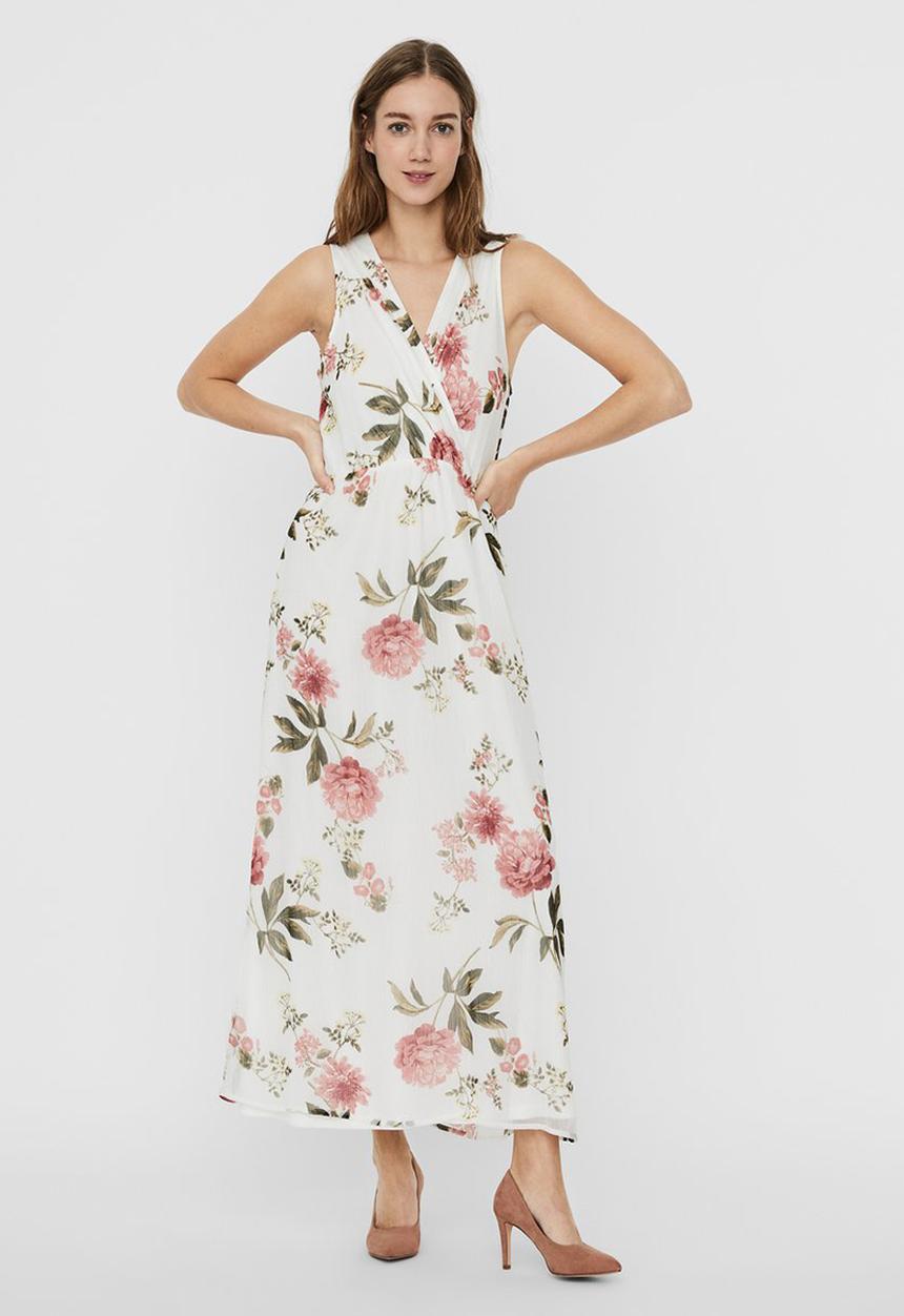 Vero Moda - Lucca sleeveless ankle dress - stone