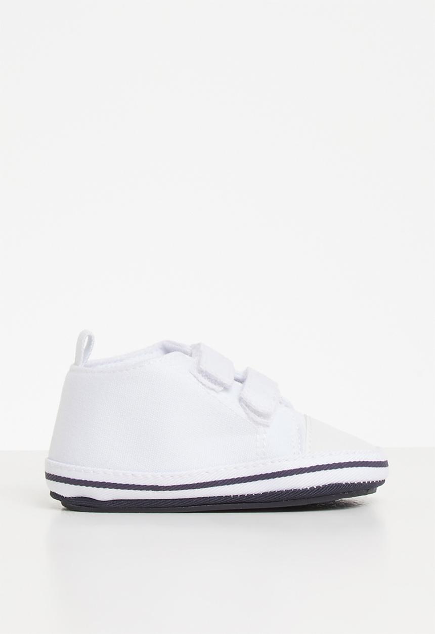Pop Candy - Baby girl strap sneaker - white