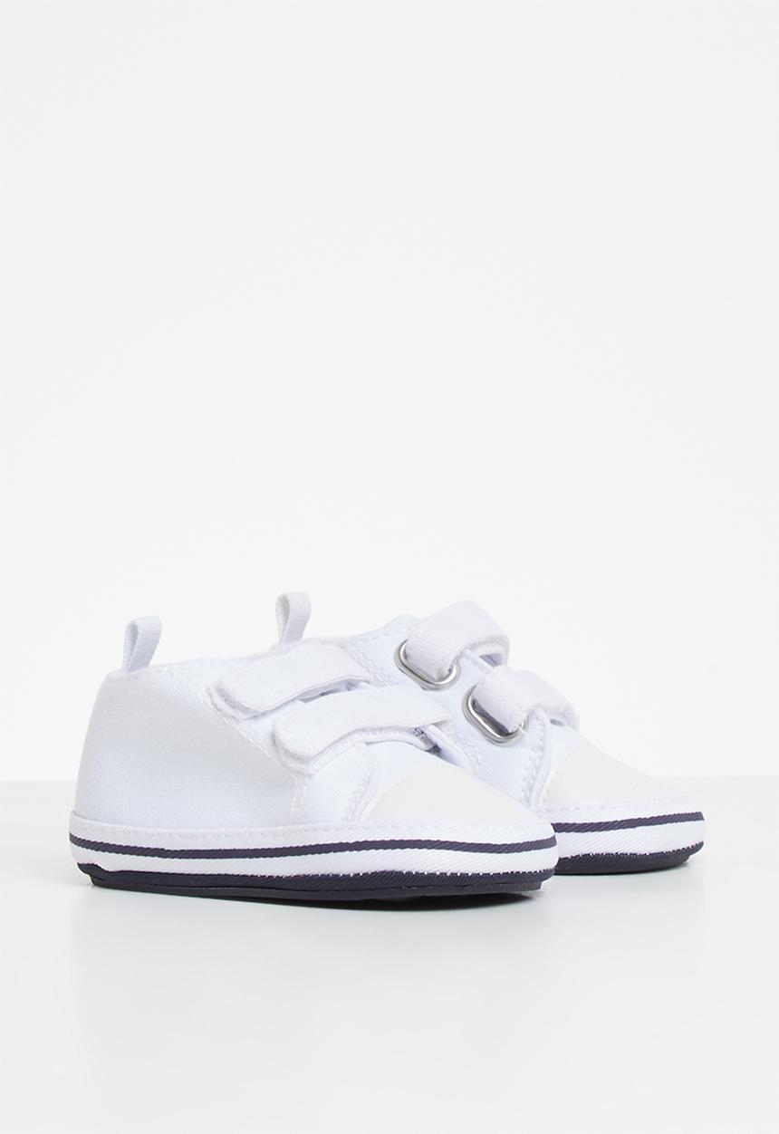 Pop Candy - Baby girl strap sneaker - white
