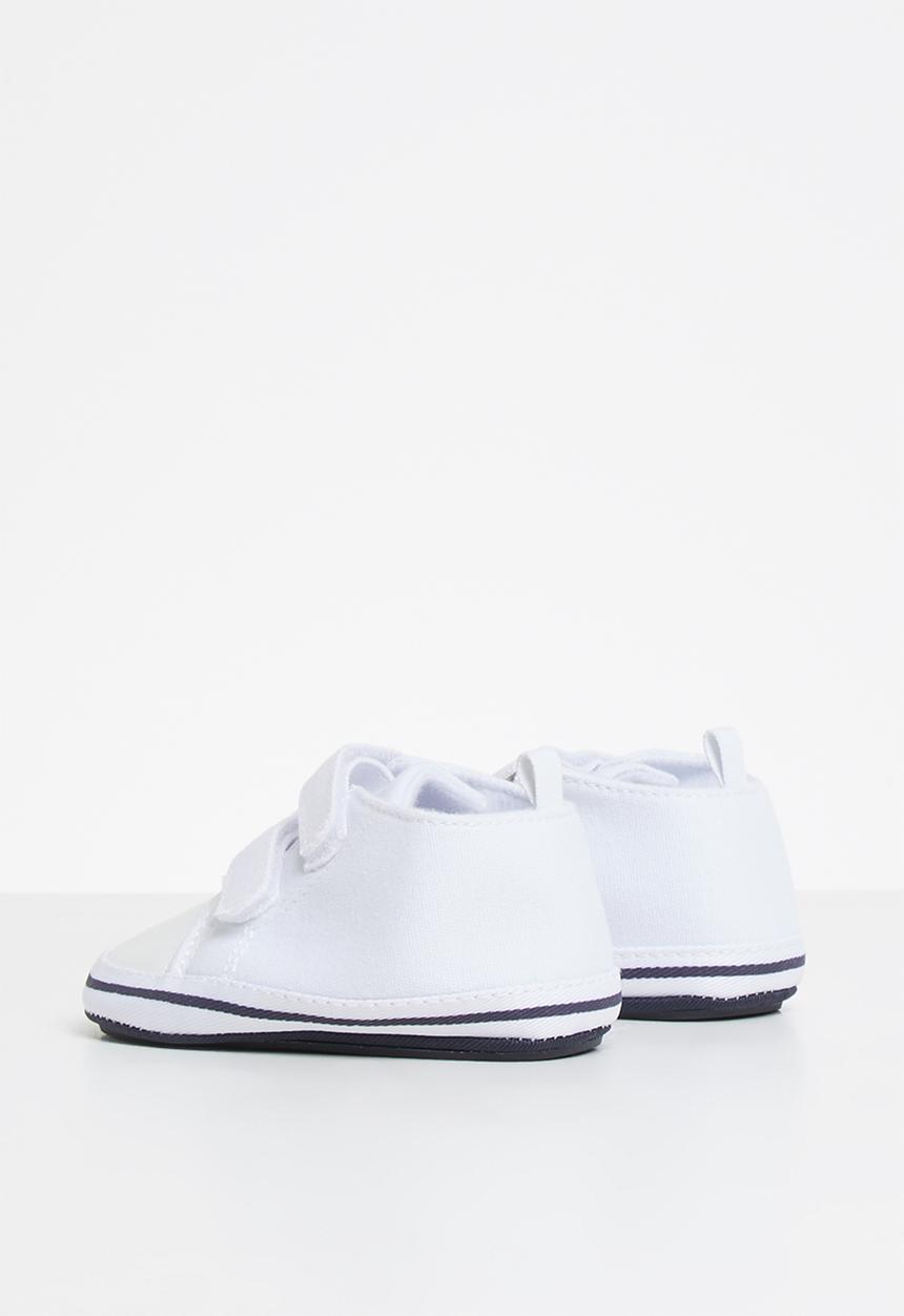 Pop Candy - Baby girl strap sneaker - white