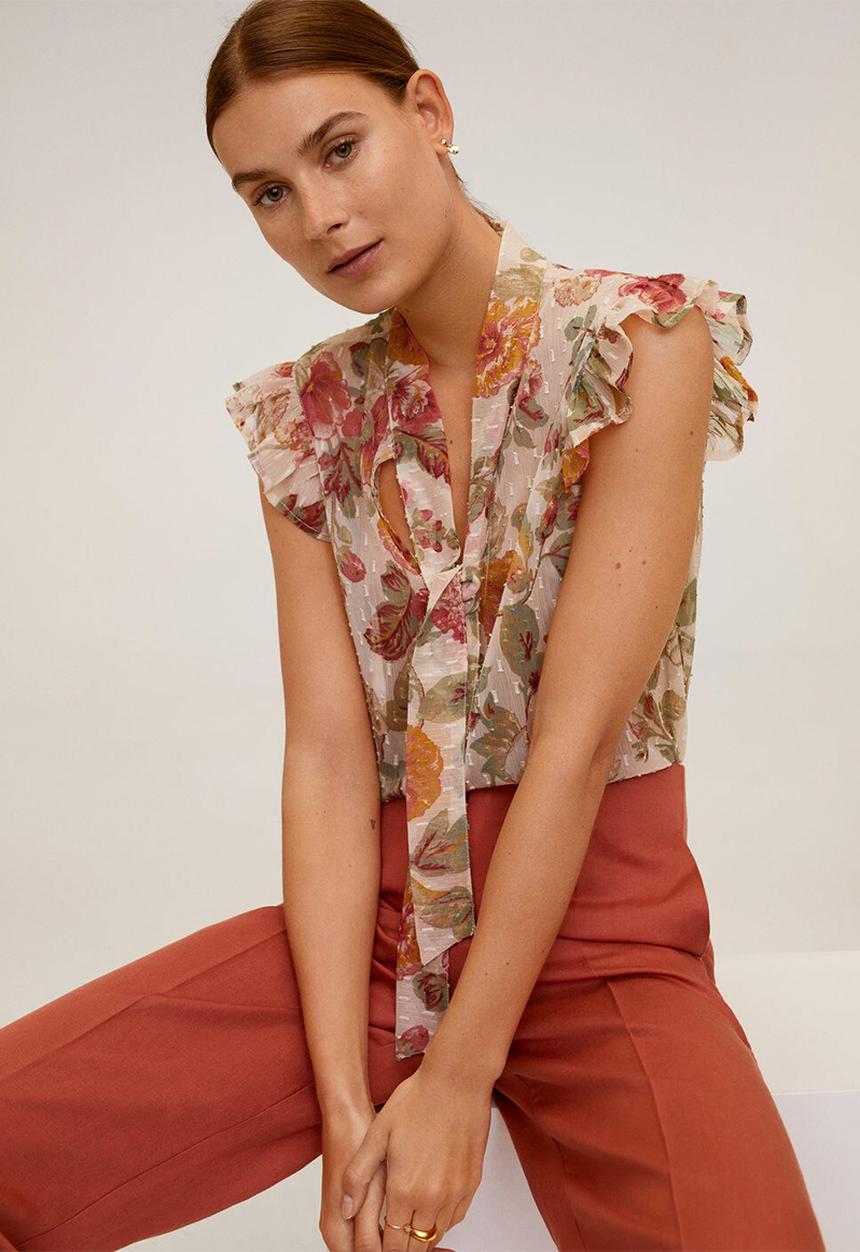 MANGO - Blouse barbel - multi