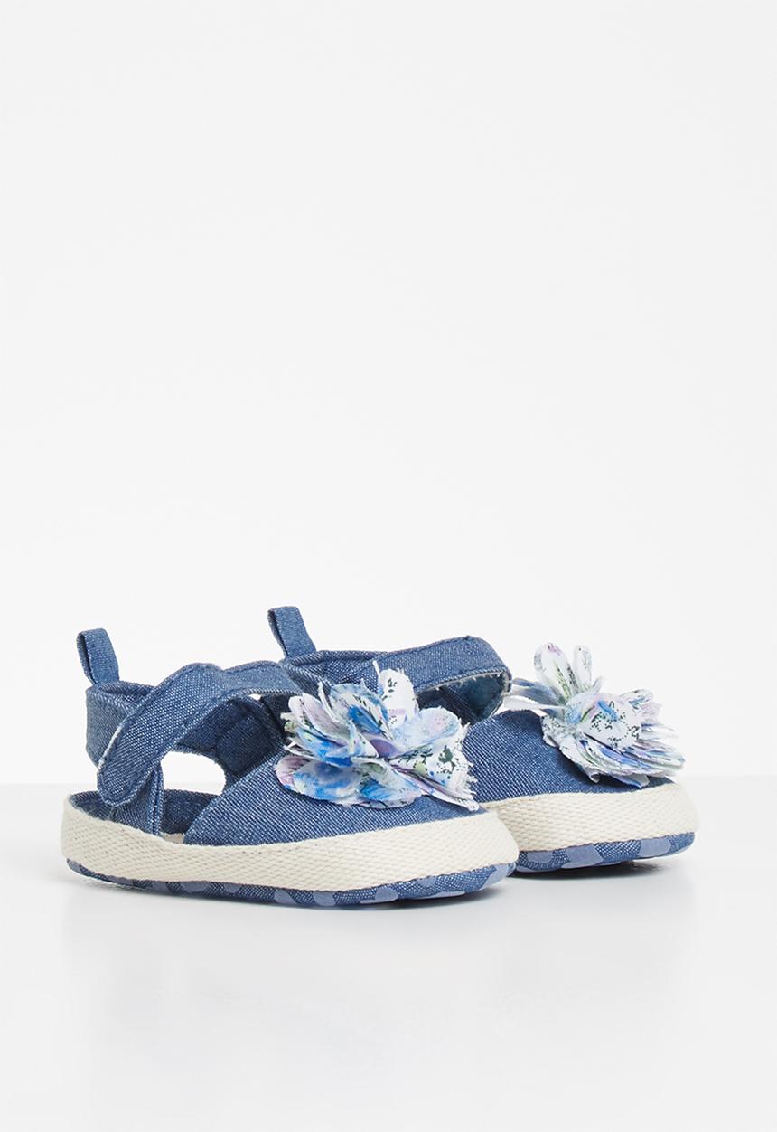 Pop Candy - Girls denim espadrille - blue