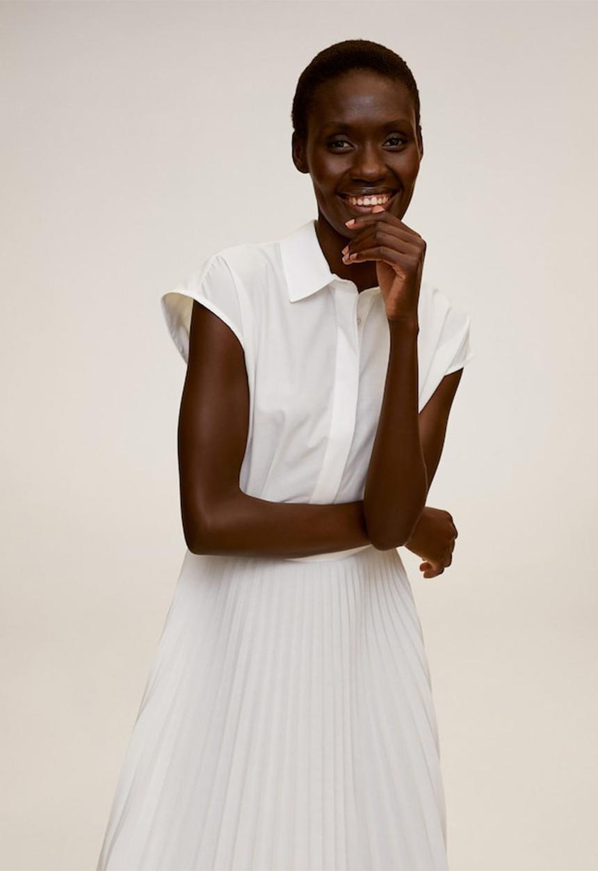 MANGO - Dress miri - off white 