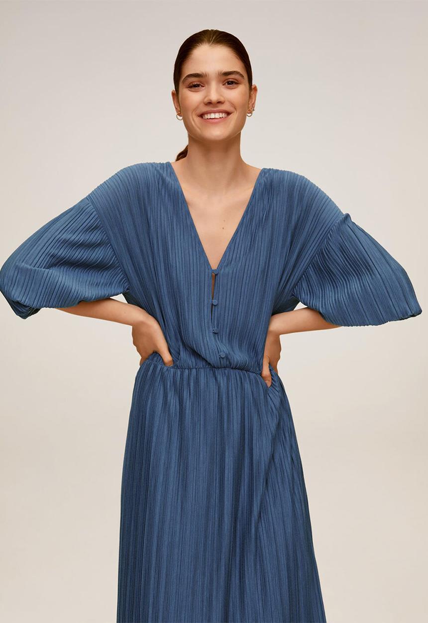 MANGO - Velito dress - blue