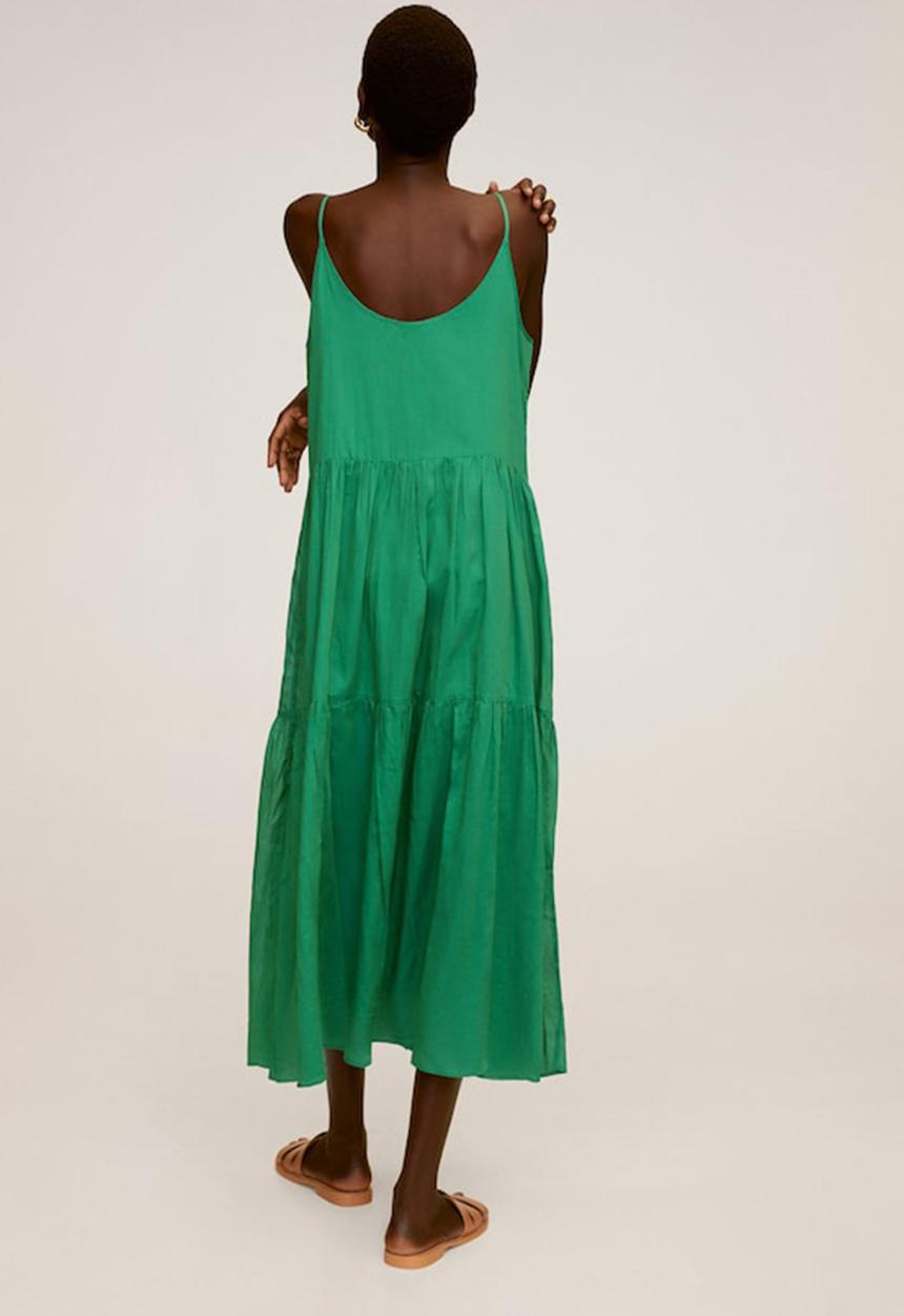 MANGO - Dress soli - green
