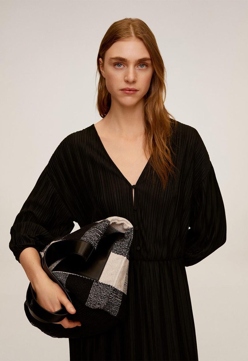 MANGO - Velito dress - black