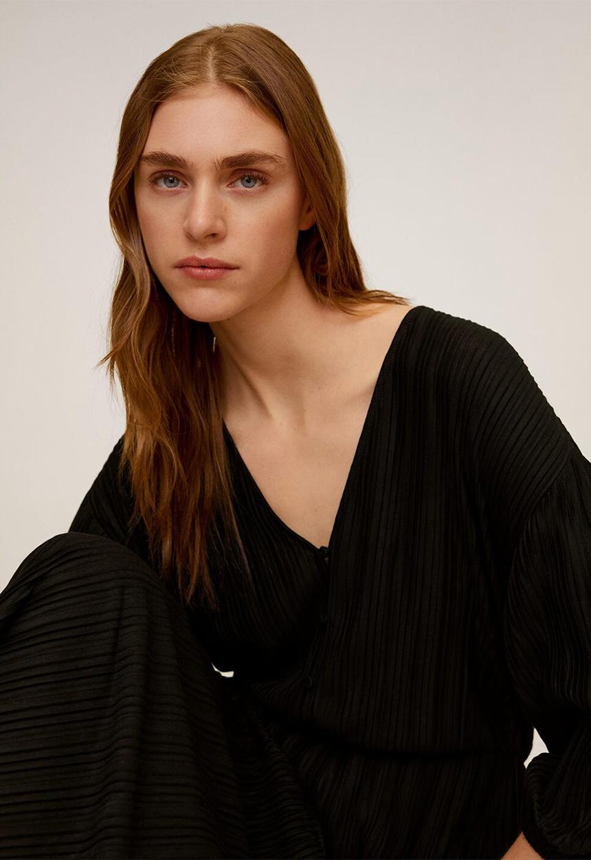 MANGO - Velito dress - black