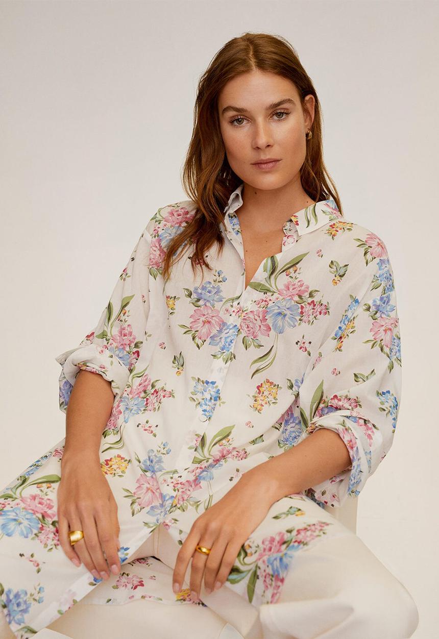 MANGO - Shirt longui - multi
