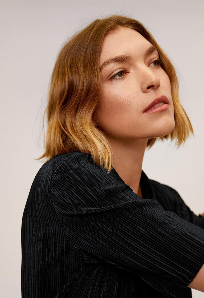 MANGO - Top deltacam - black