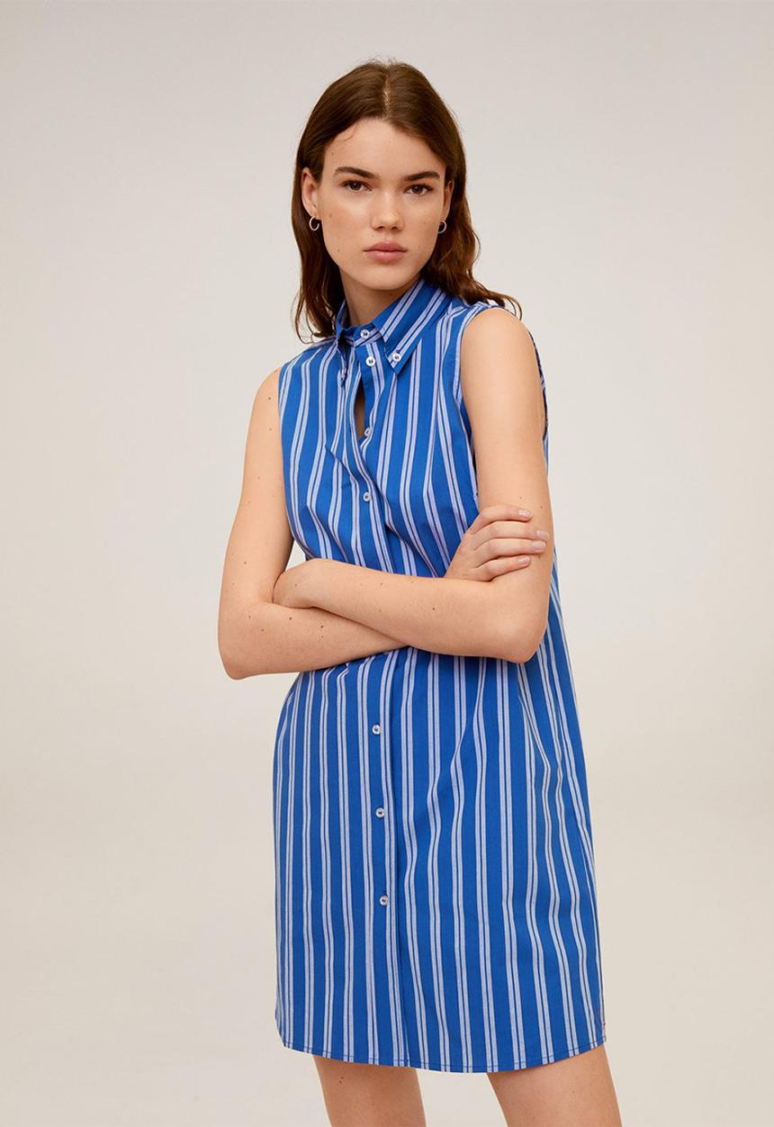 MANGO - Hockey-h dress - navy