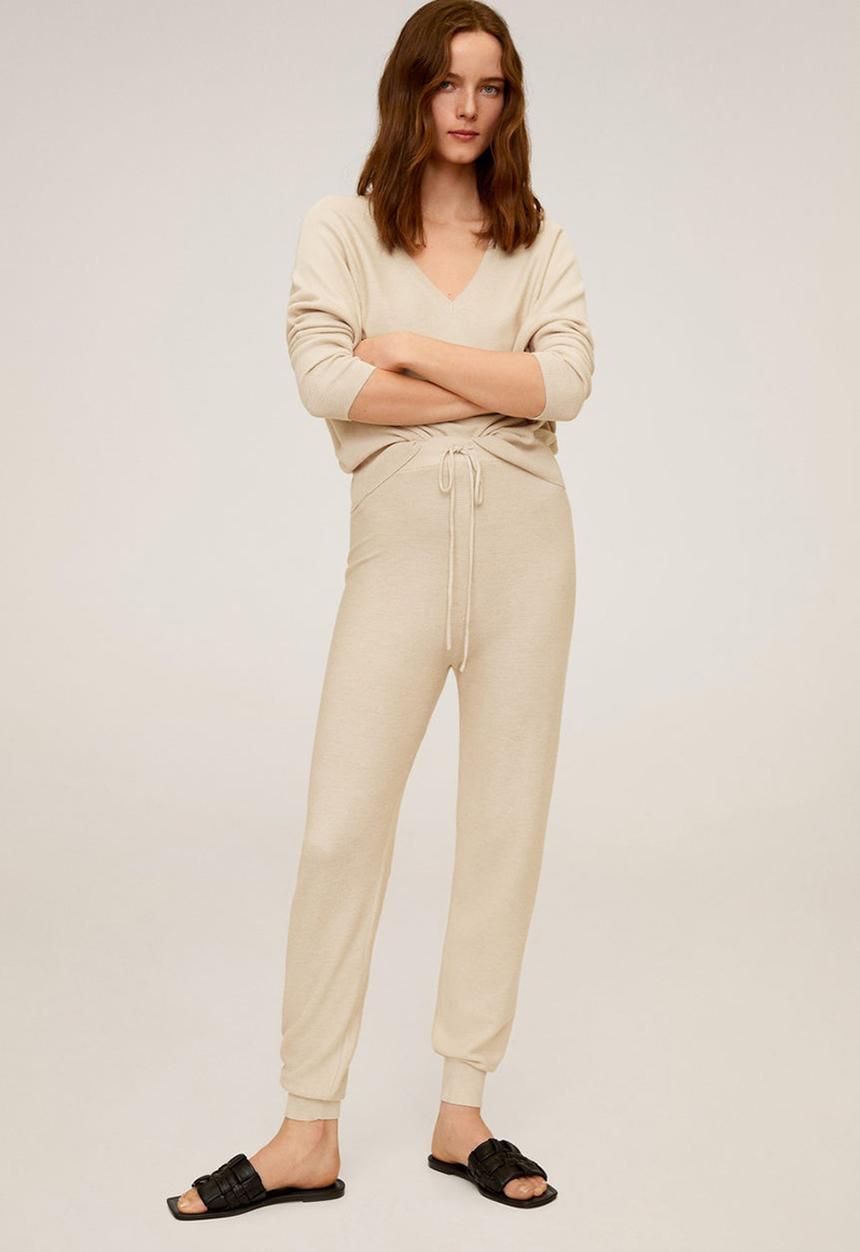 MANGO - Trousers milano - neutral