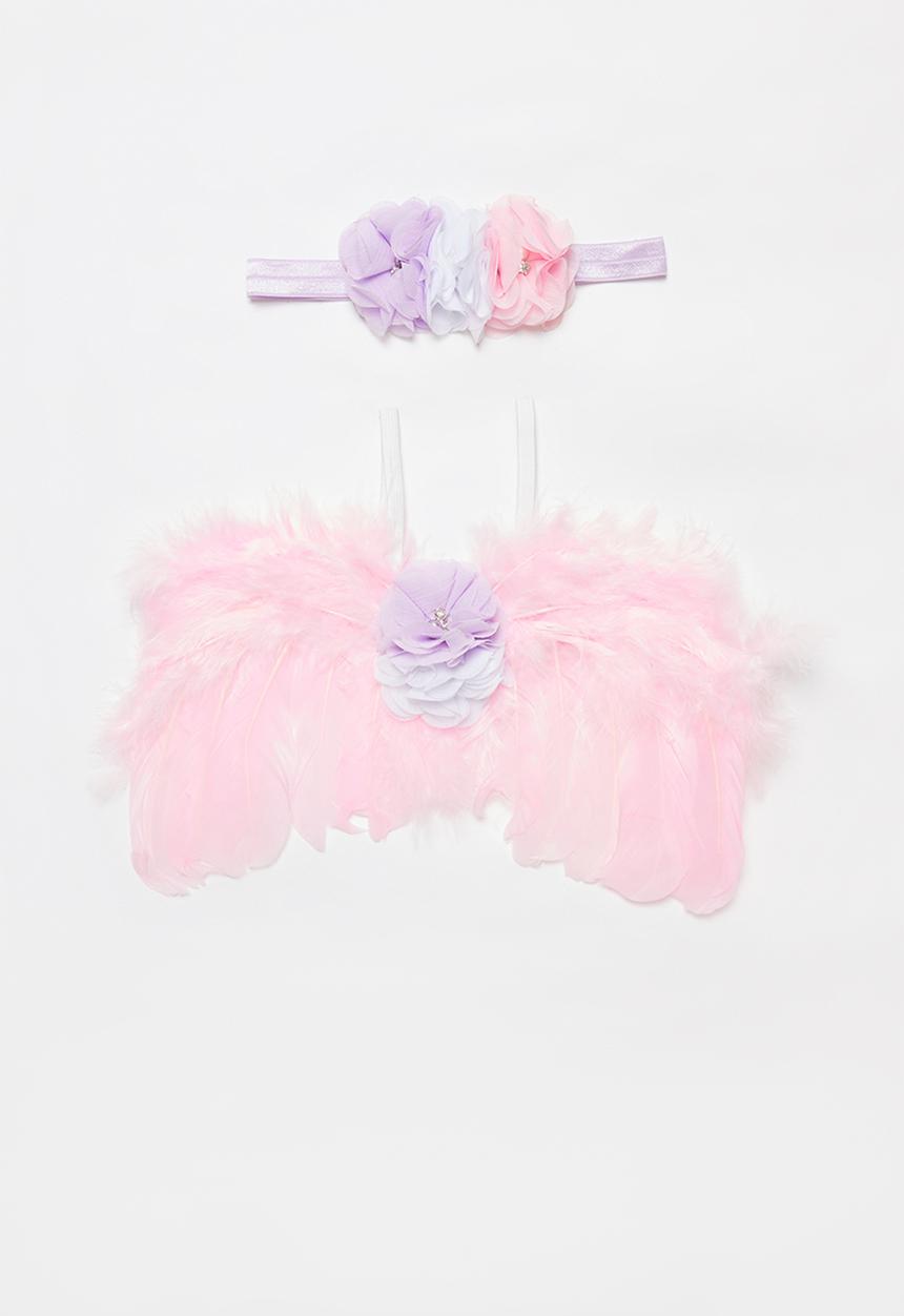 Pop Candy - Wings & headband set - pink & lilac