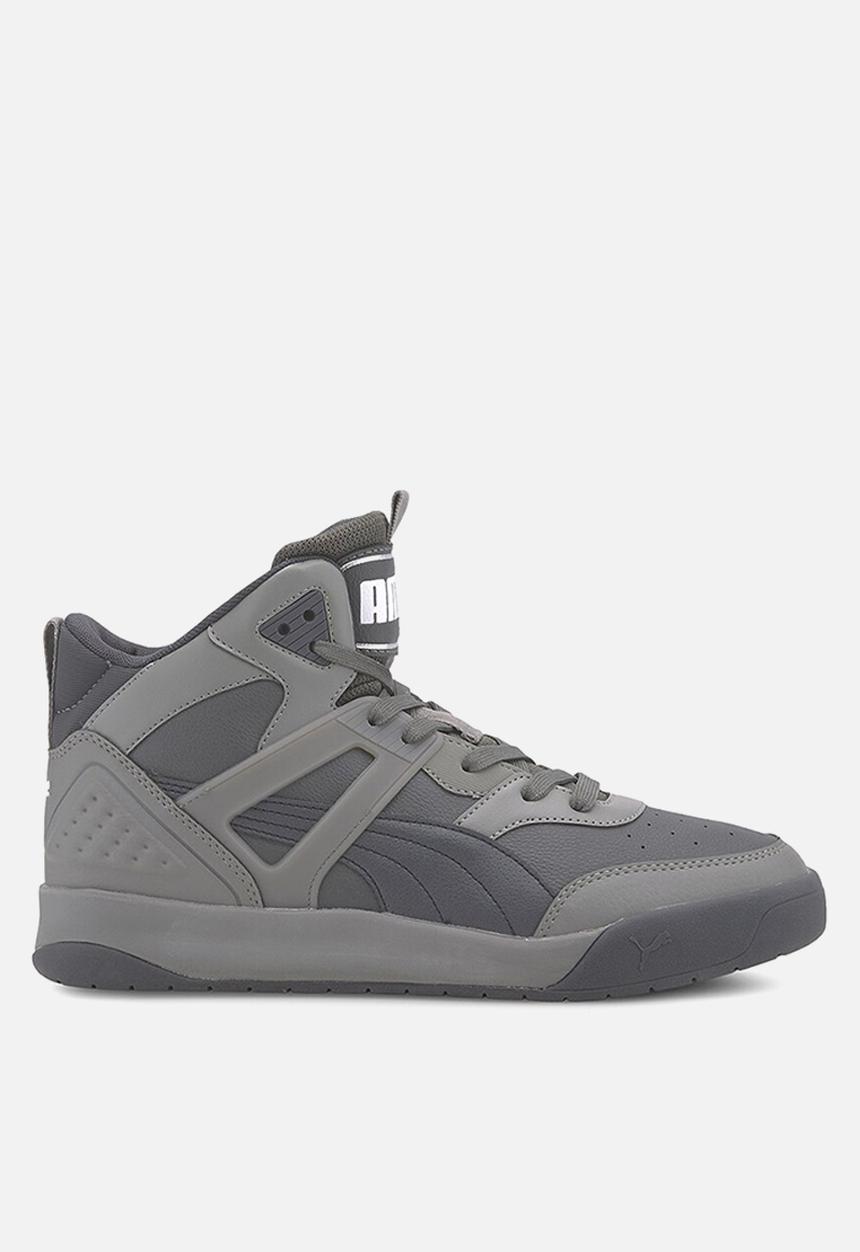 PUMA - Puma backcourt mid - dark shadow-ebony-ultra gray-puma white-puma silver