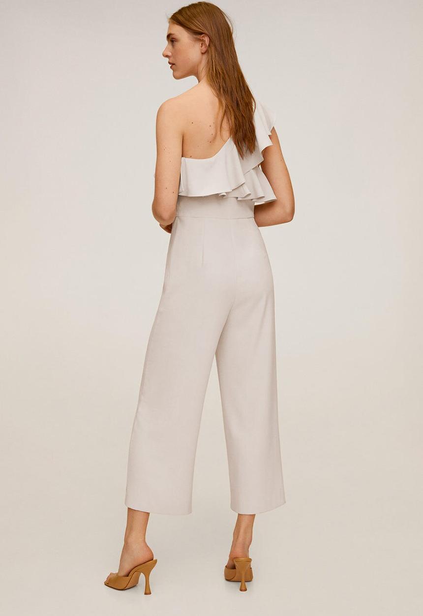 MANGO - Vol jumpsuit - white