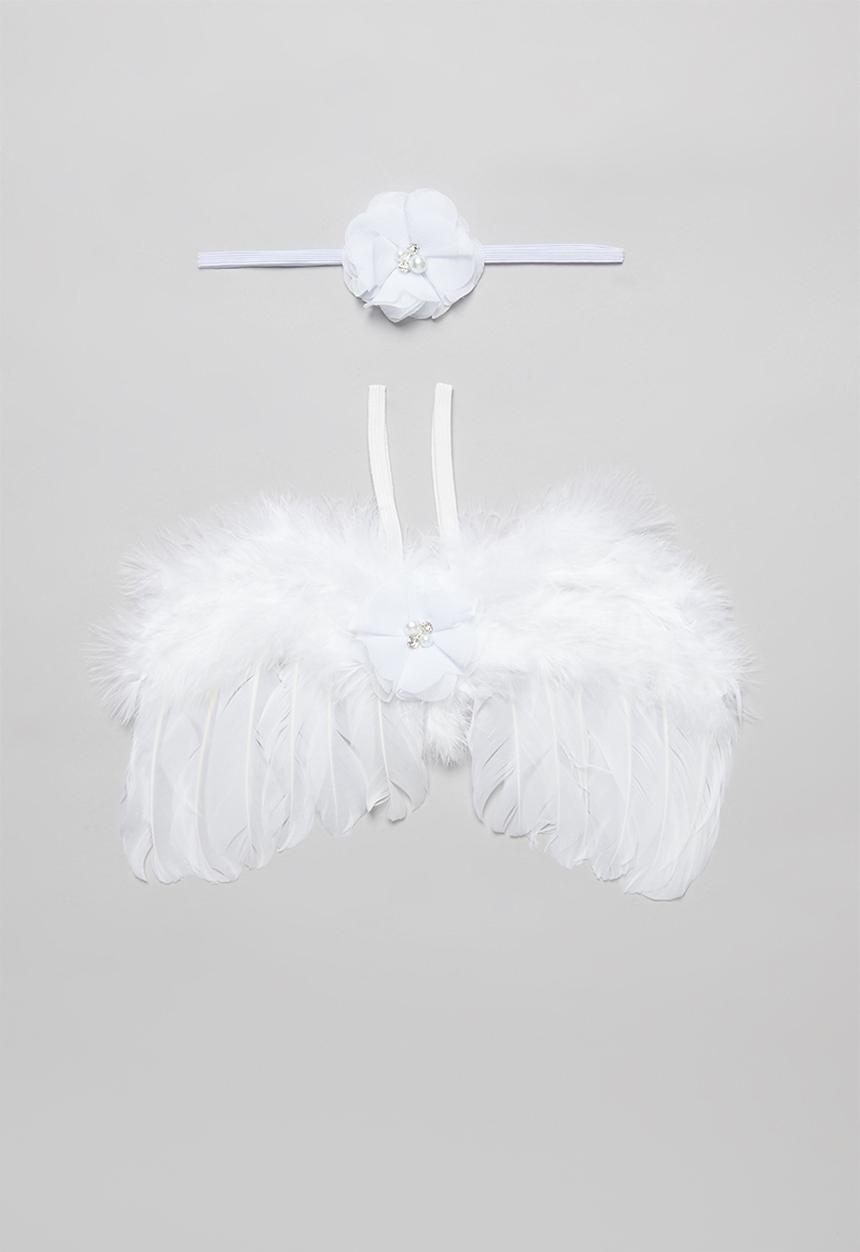 Pop Candy - Wings & headband set - white 