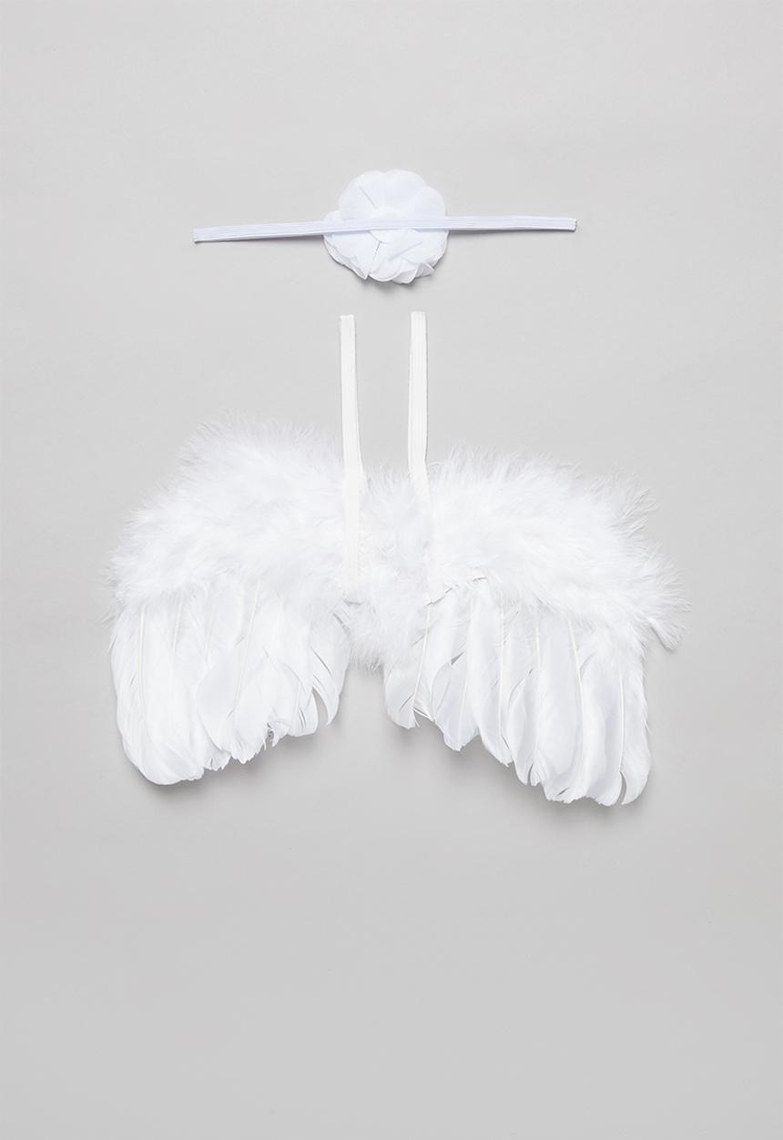 Pop Candy - Wings & headband set - white 
