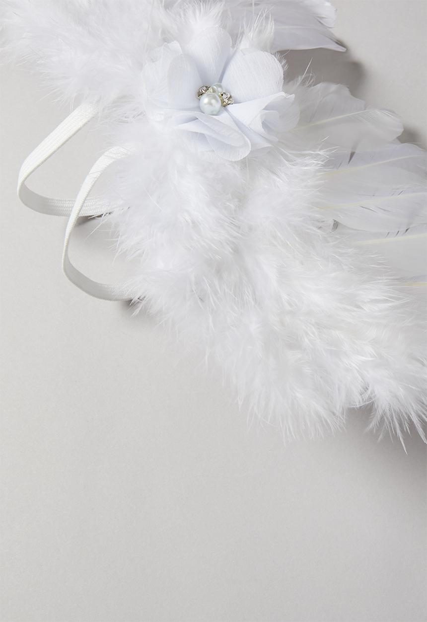 Pop Candy - Wings & headband set - white 