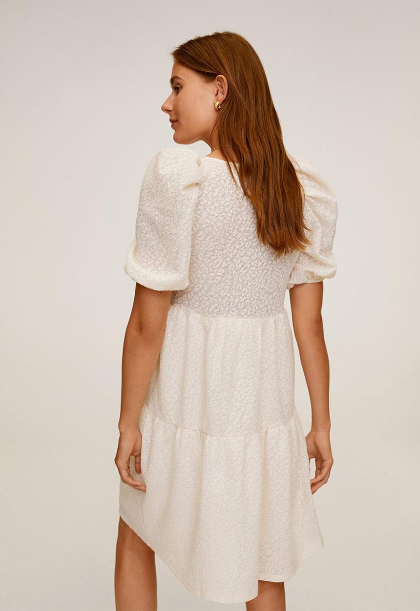 MANGO - Dress stuart - off white 
