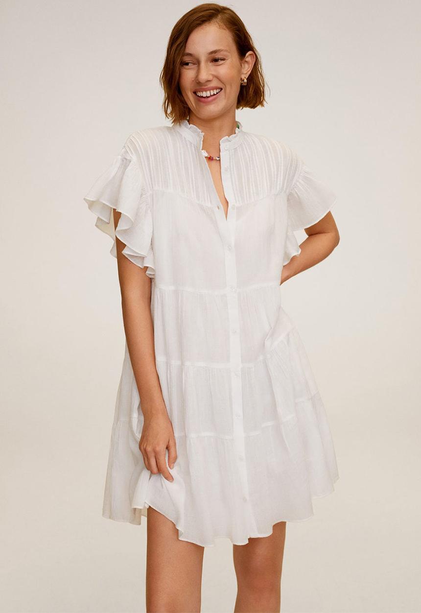 MANGO - Cicilia dress - natural white