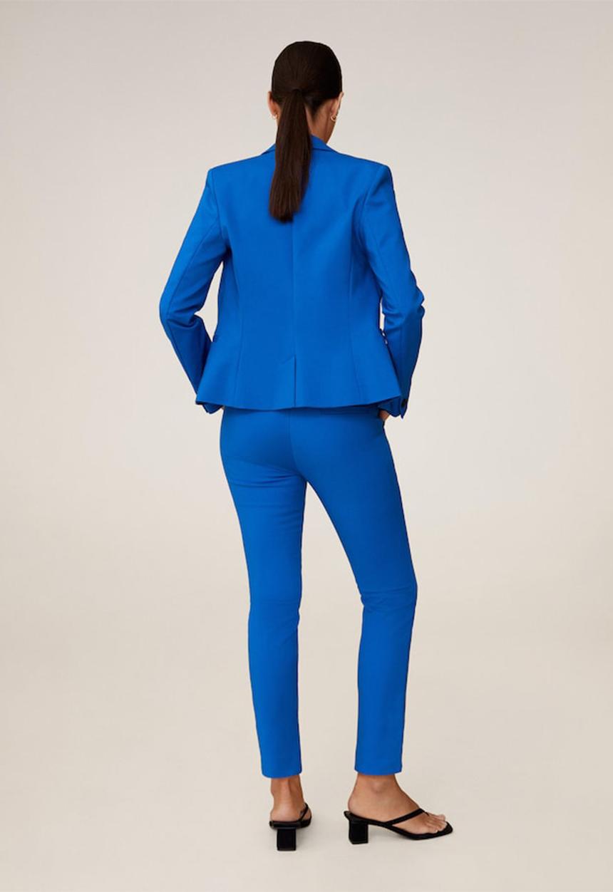MANGO - Trousers cofi - blue