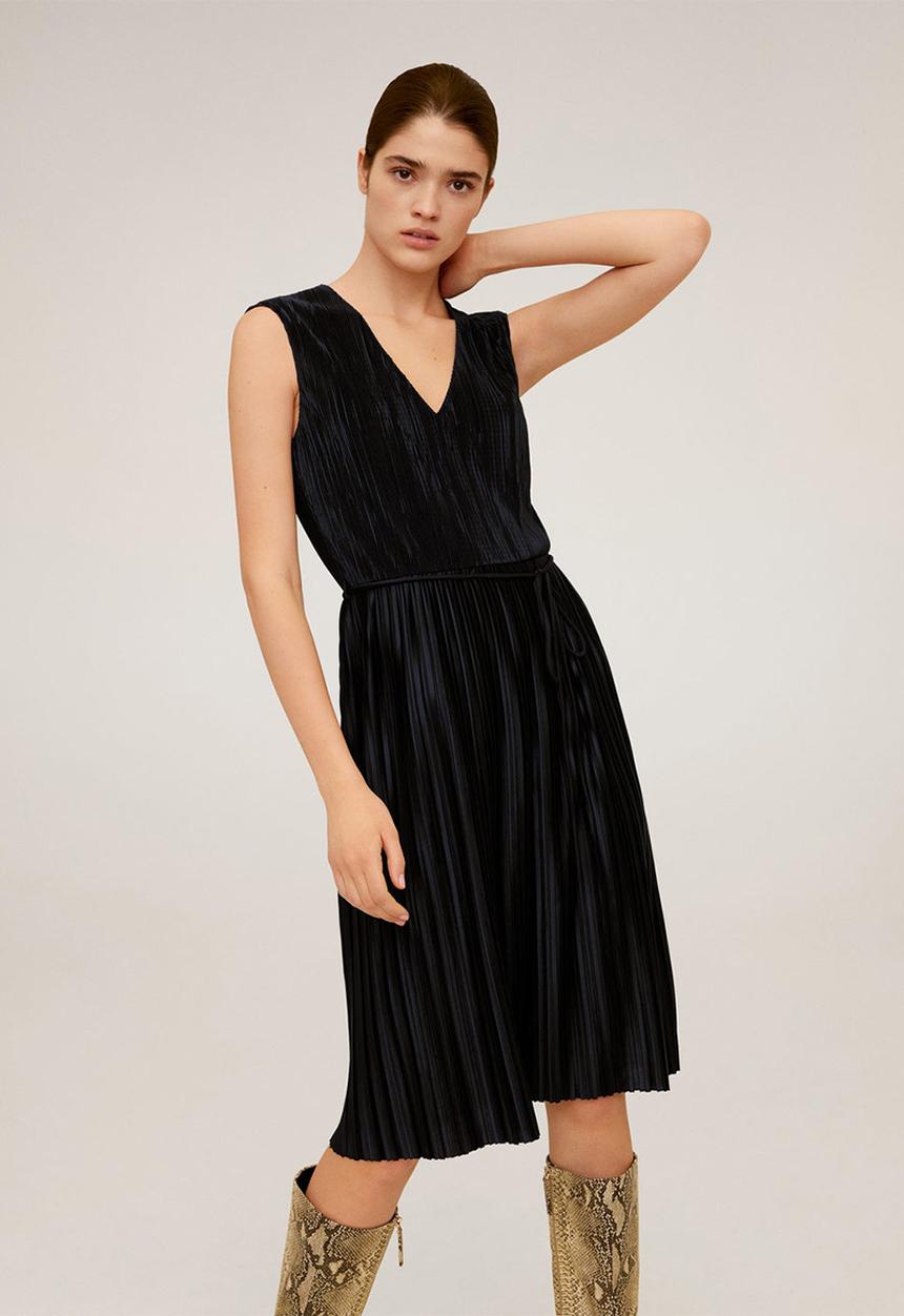 MANGO - Plet dress - black