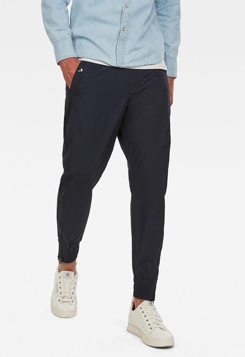 G-STAR - 3D relaxed fit cuffed trainer pants - navy