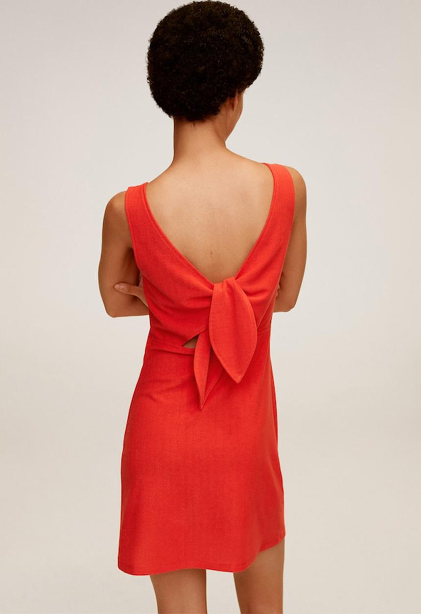 MANGO - Dress coco - red