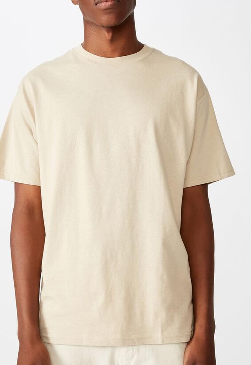 Cotton On - Essential skate tee - stone clay