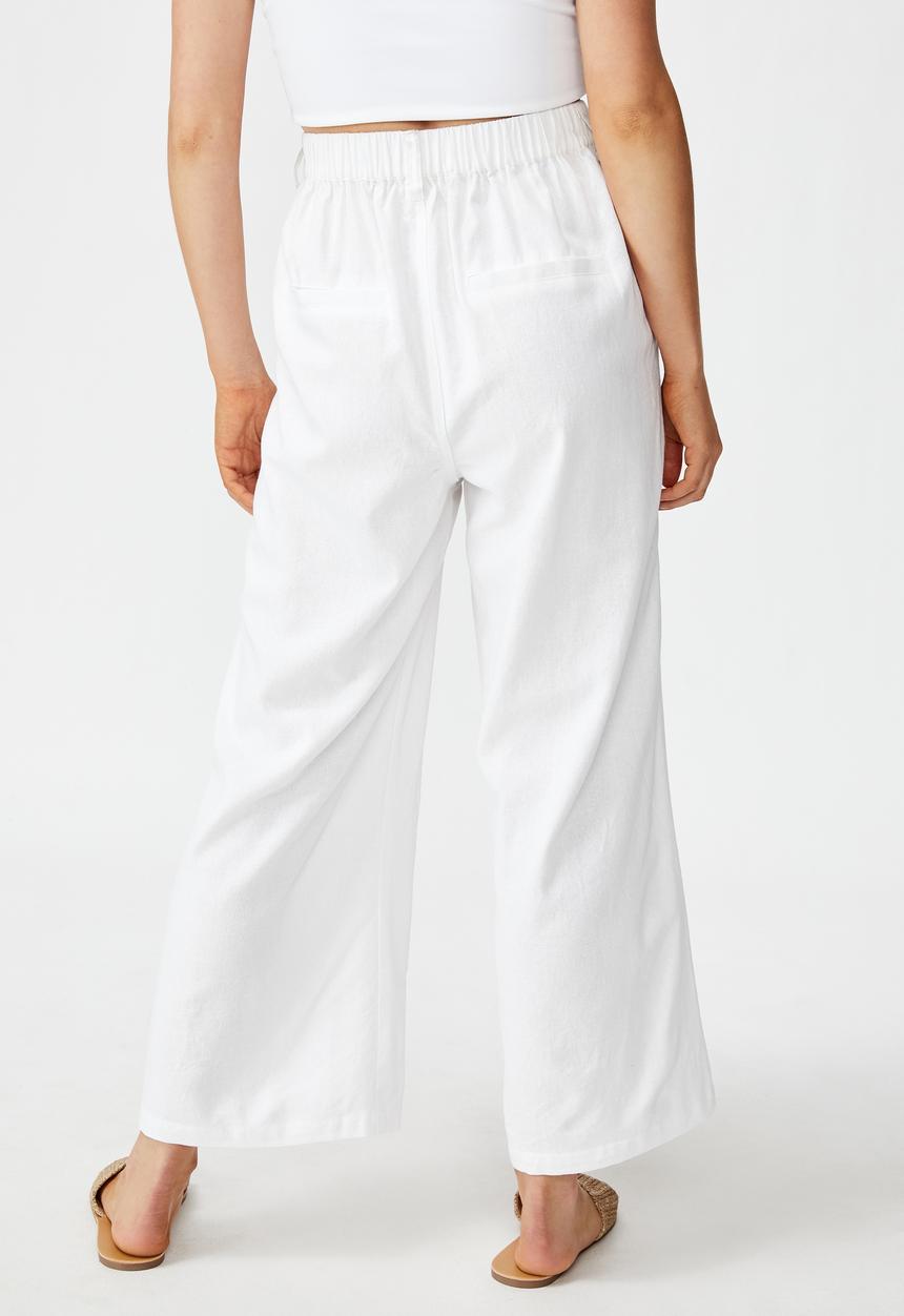 Cotton On - Cindy wide leg pant - white