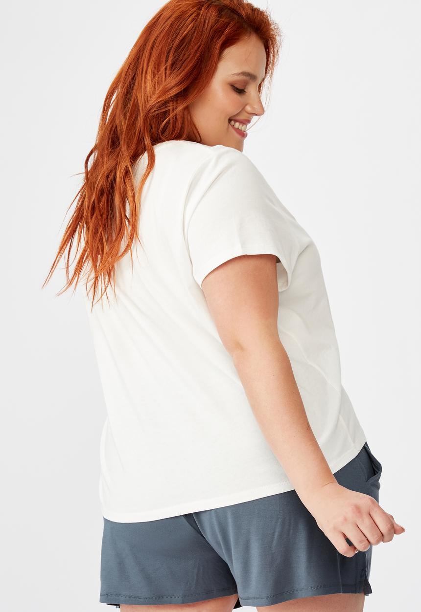 Cotton On - Curve jersey bed t-shirt - lcn gm mariah