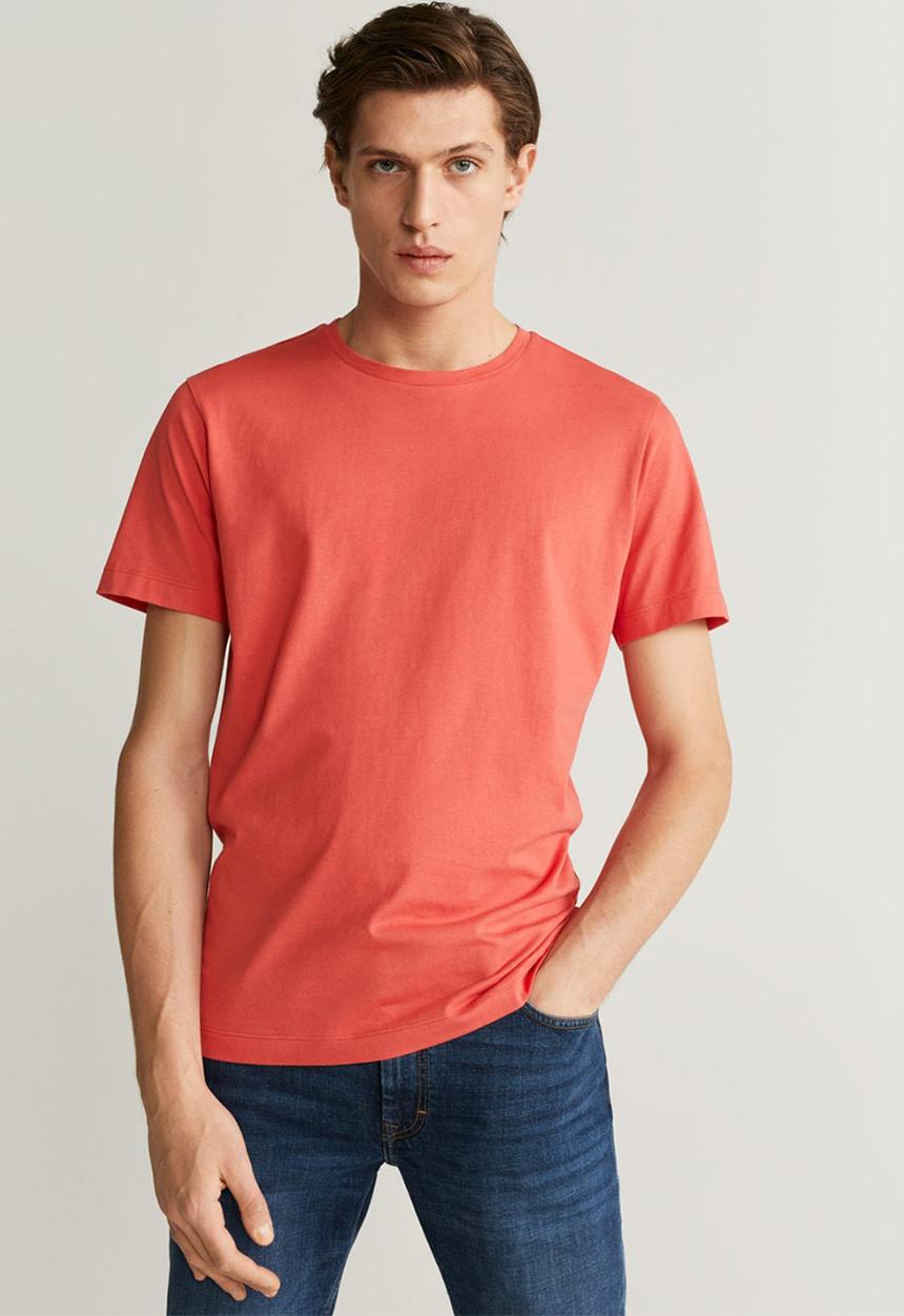 MANGO - Cherlo T-shirt - light orange 