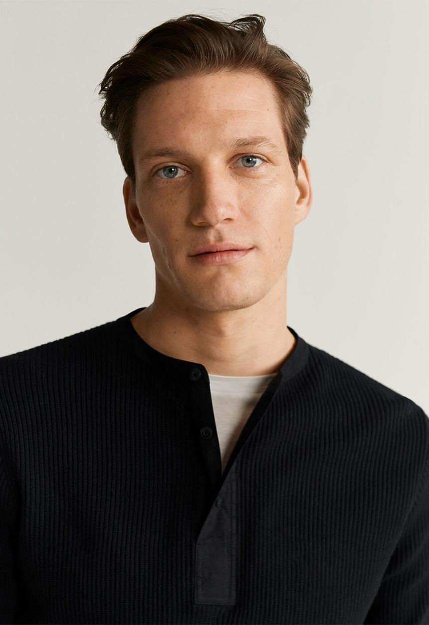 MANGO - Hour sweater - black