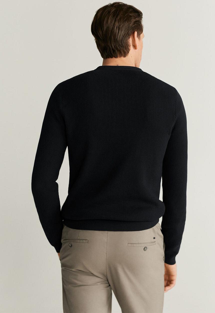 MANGO - Hour sweater - black