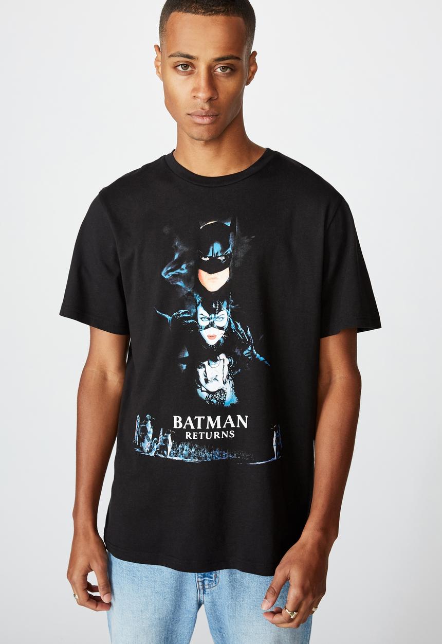 Cotton On - Tbar collab movie and TV T-shirt - black